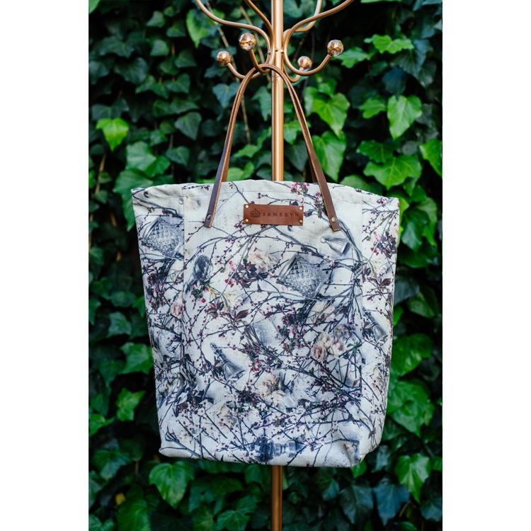 Shopper Tote - Blushing Bloom