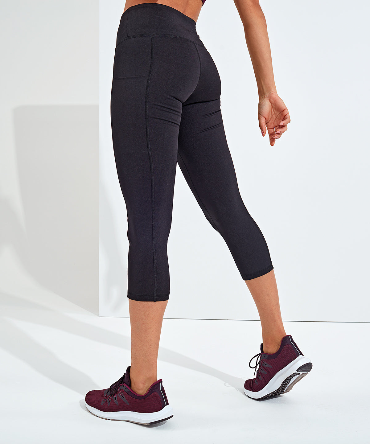 Womens Recycled Performance Leggings 3/4 Length