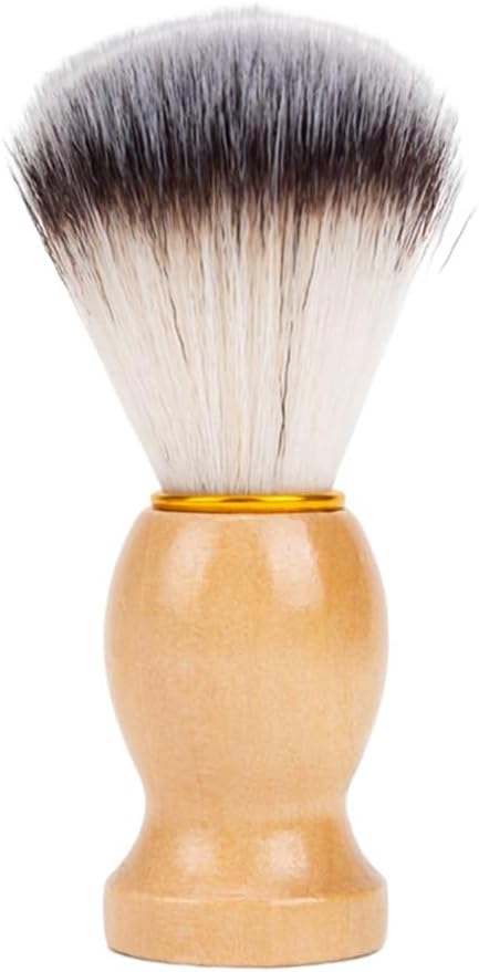 Traditional Handcrafted Shaving Brush with Wooden Handle