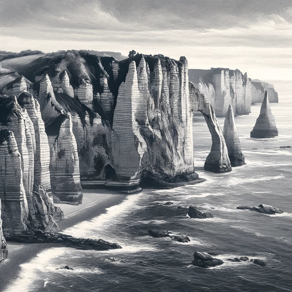 Étretat Cliffs Canvas