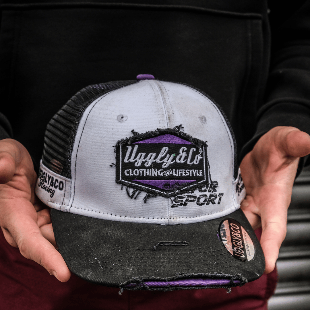 Purple Diamond Trucker Hat x JDM Racing