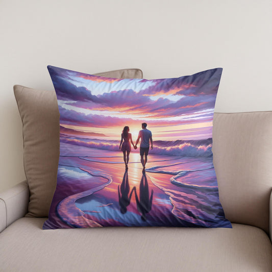 Seaside Embrace Cotton Cushion