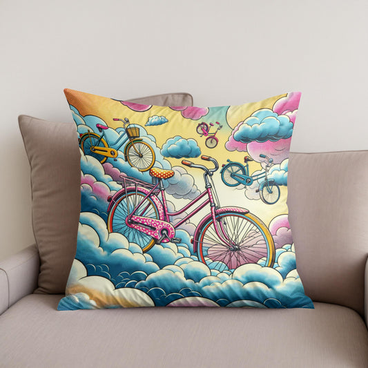 Skyward Cycles Cotton Cushion