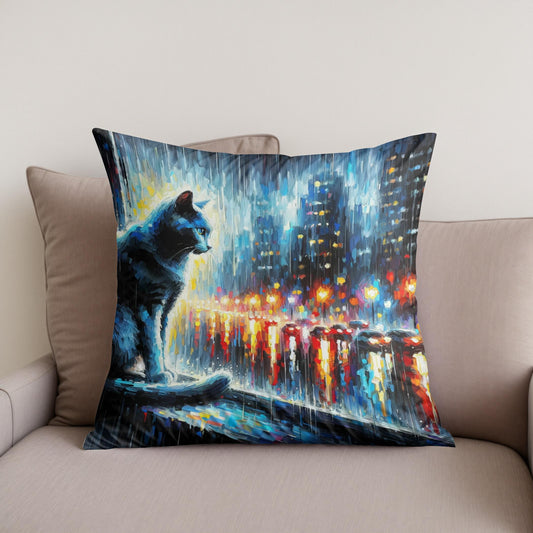 City Rainwatch Cotton Cushion