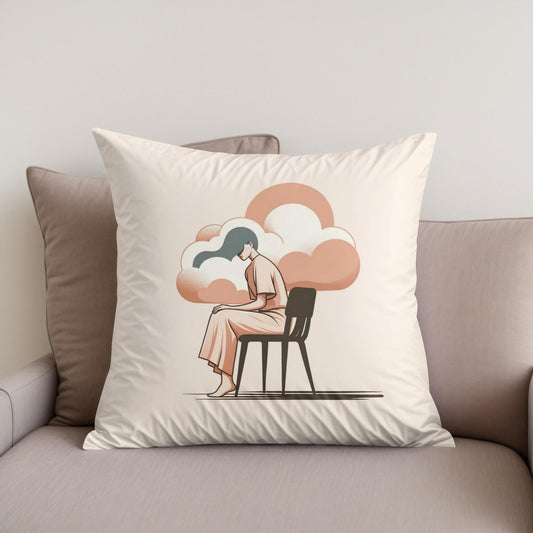 Cloudbound Dreams Cotton Cushion