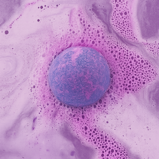 Happy Birthday - Yorkshire Violet Birthday Bath Bomb Floral Soak