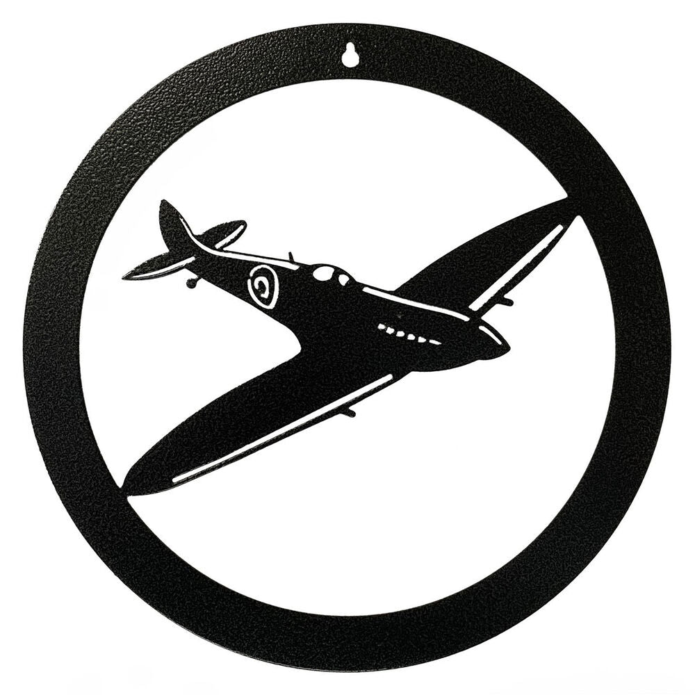 PoppyForge Spitfire In A Circle Wall Art