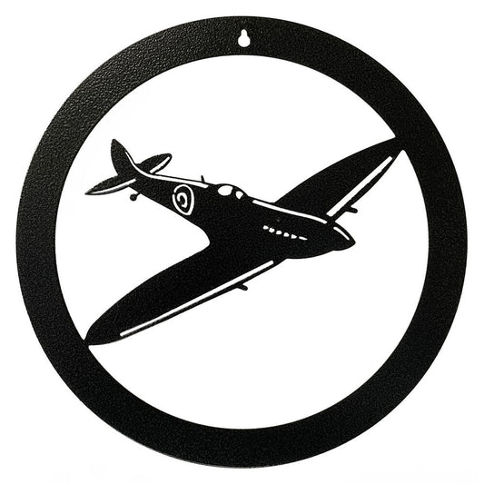 PoppyForge Spitfire In A Circle Wall Art