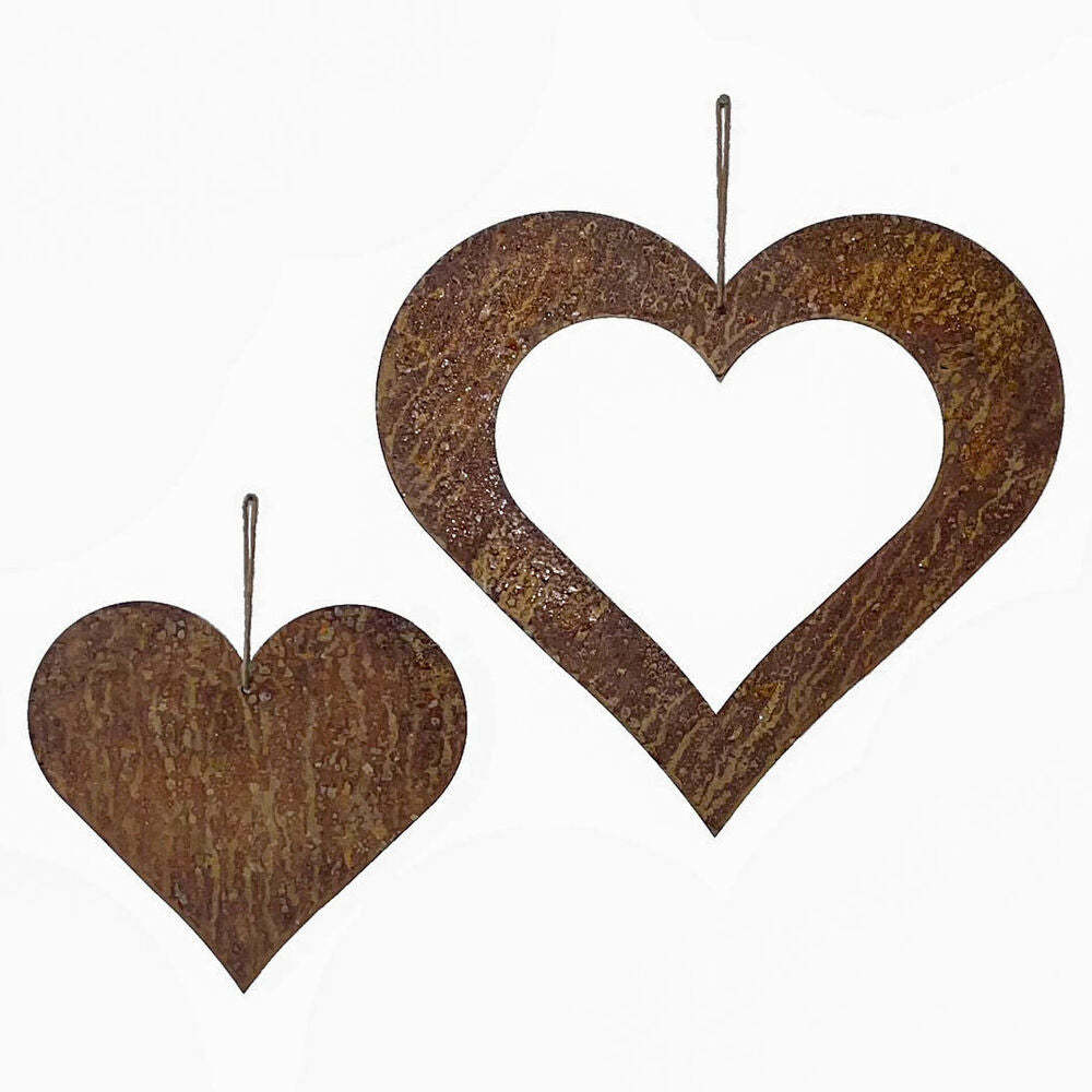 PoppyForge Hearts Hanging (set of 2)