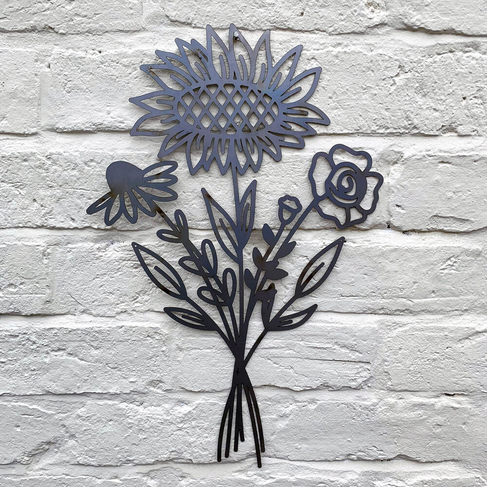 PoppyForge Sunflower Bouquet Wall Art