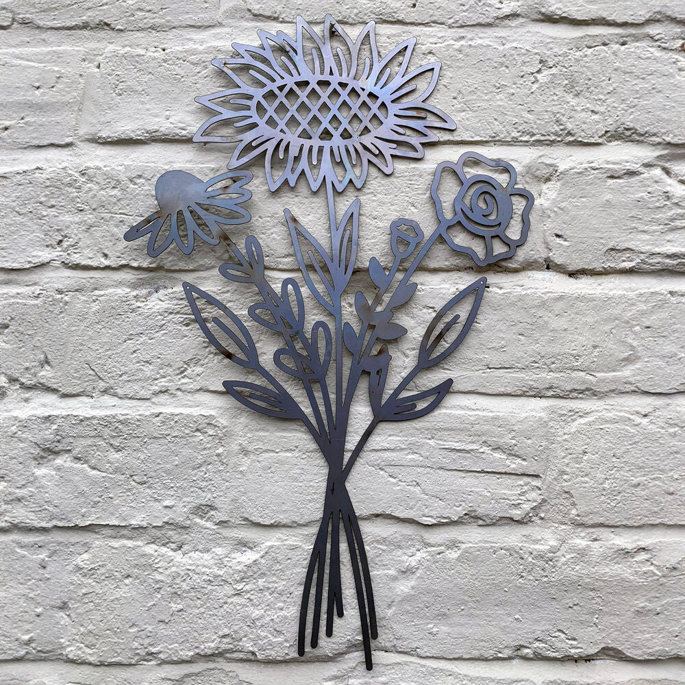 PoppyForge Sunflower Bouquet Wall Art