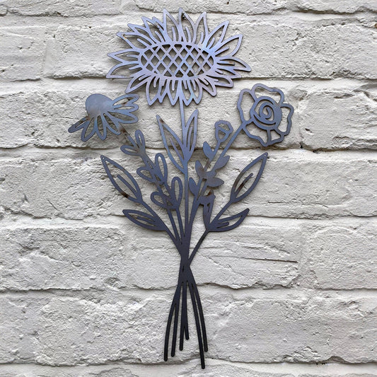 PoppyForge Sunflower Bouquet Wall Art