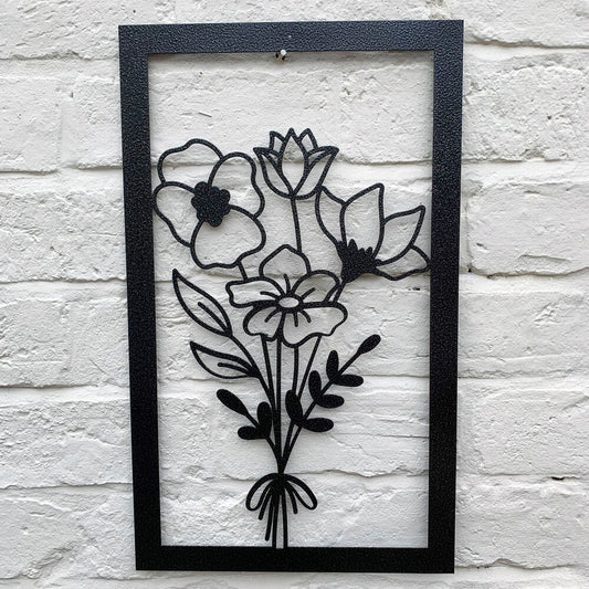 PoppyForge Framed Bouquet Wall Art