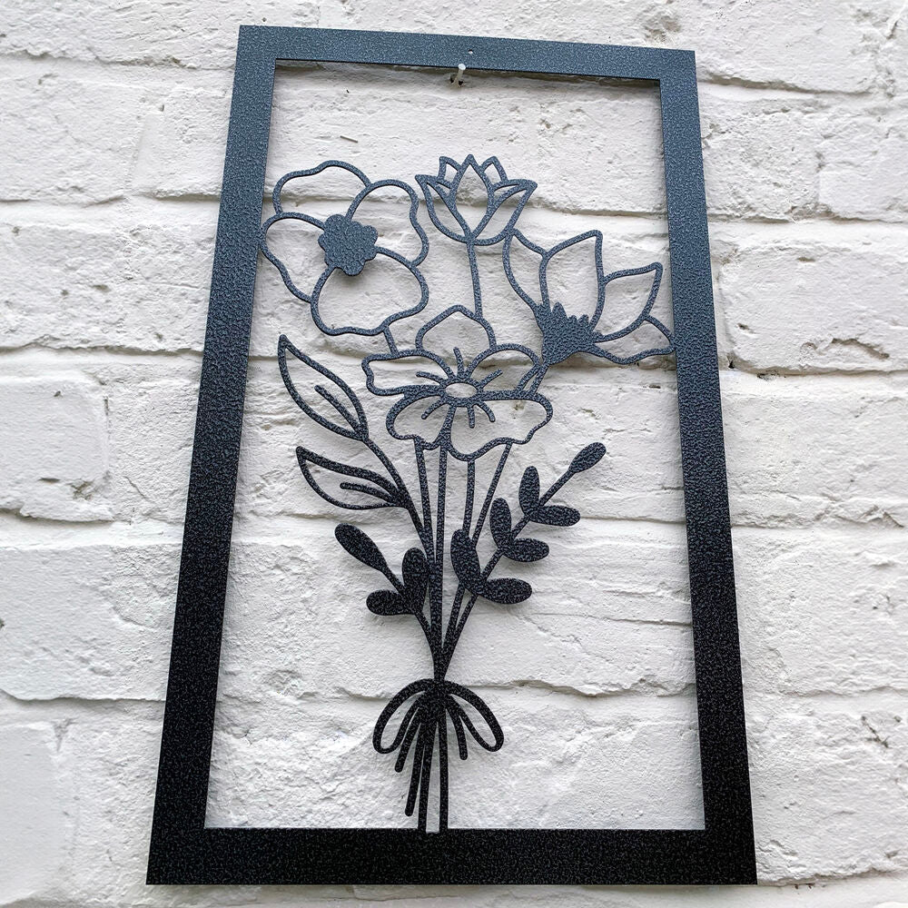 PoppyForge Framed Bouquet Wall Art