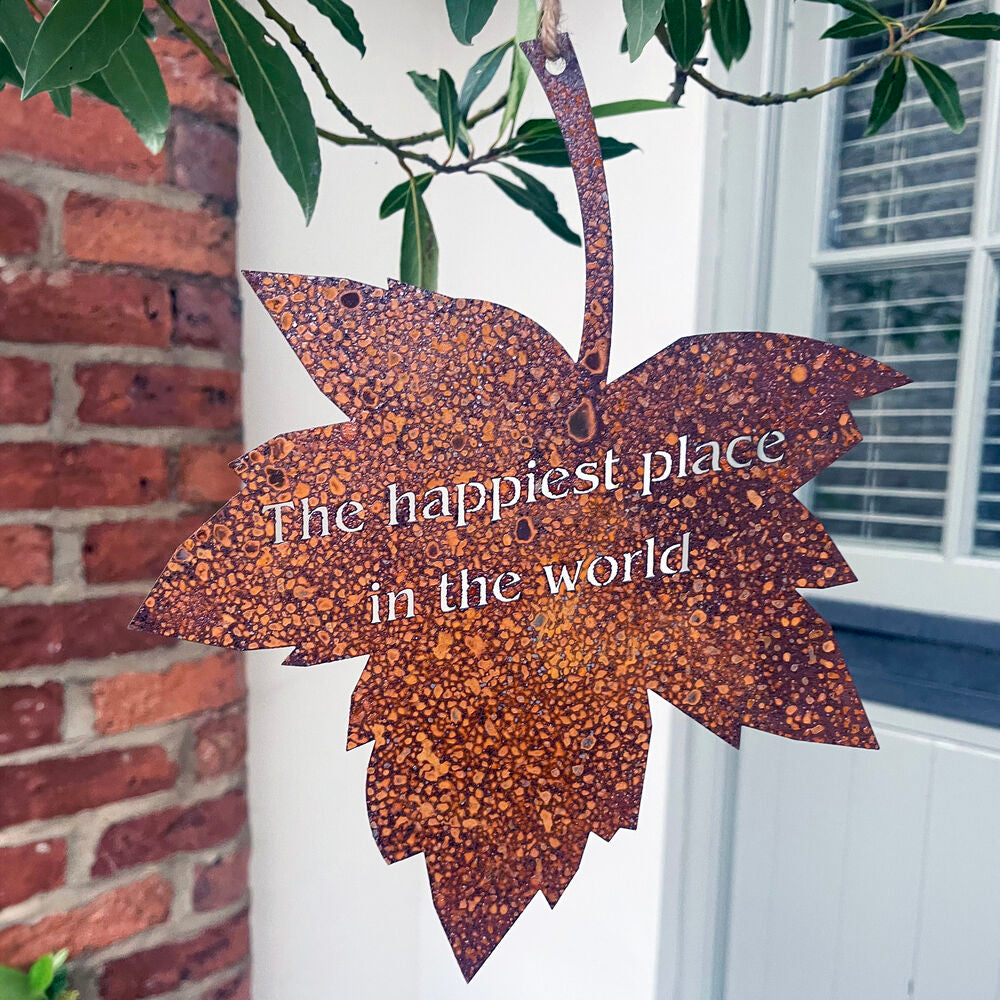 PoppyForge Falling Leaves - The Happiest Place