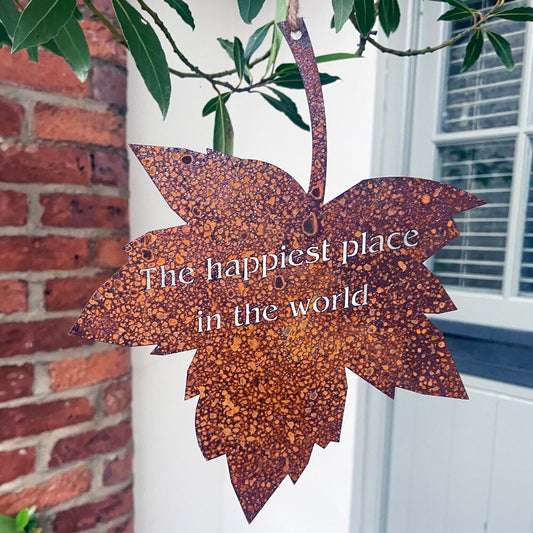 PoppyForge Falling Leaves - The Happiest Place