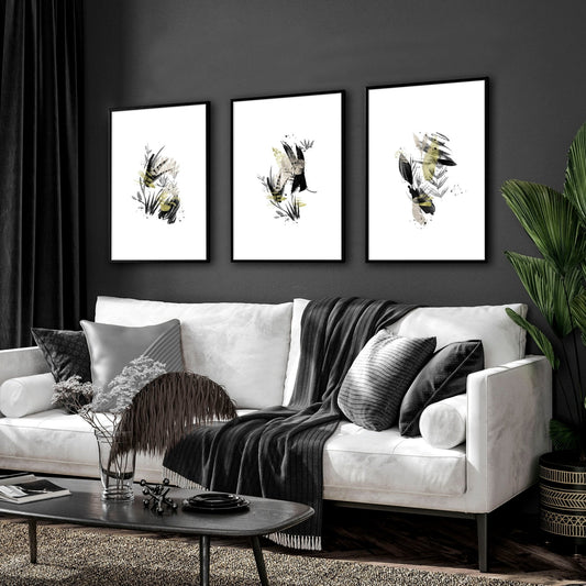 Wabi Sabi wall art | set of 3 framed wall art prints