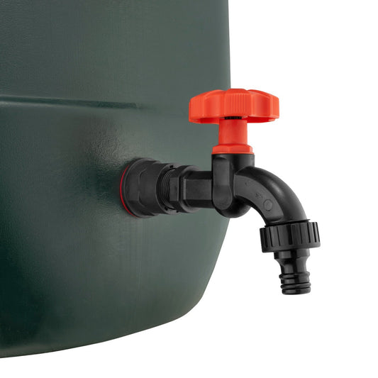 Water Butts Kit 1/2" With PP Black Tap
