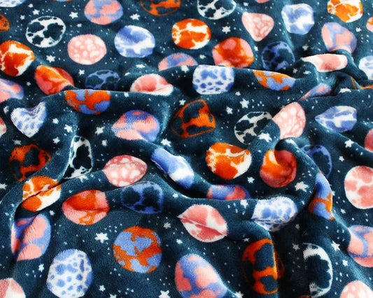 What An Earth Cuddle Fleece Fabric Blanket Loungewear