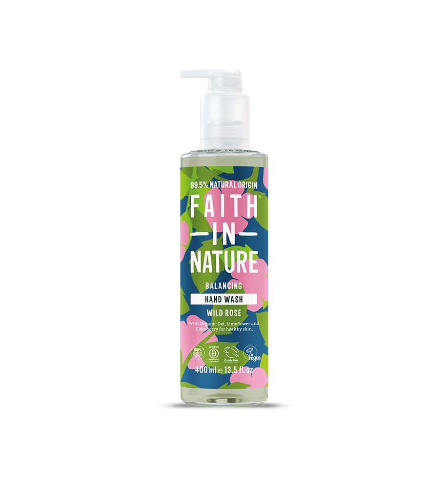 Wild Rose Hand Wash 400ml – 99.5% Natural Origin