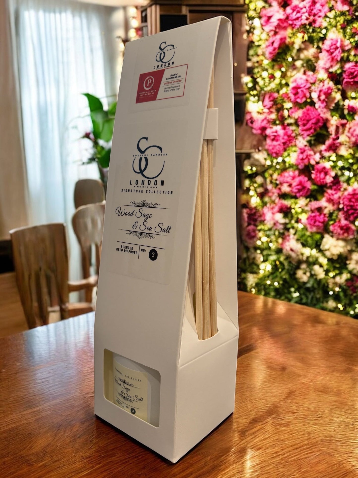 Wood Sage & Sea Salt – Reed Diffuser (100ml)