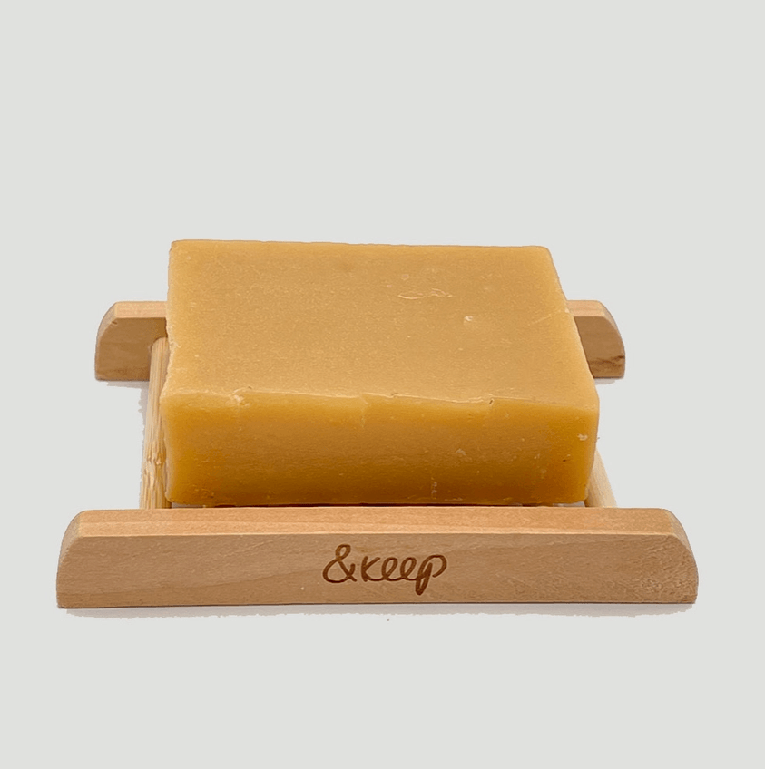 Wooden Soap Tray, Rectangular Shape With Draining Tray For Soap Bars
