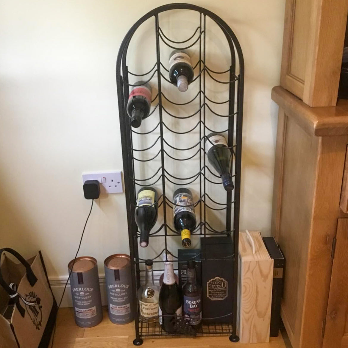 PoppyForge 22 Bottle Wine Rack