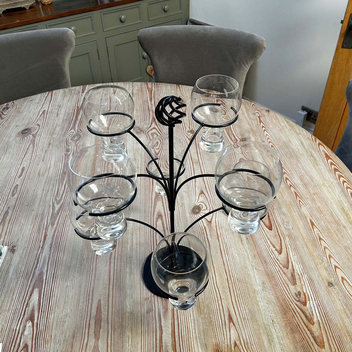 PoppyForge Glass Cocktail Tree - 8 glasses