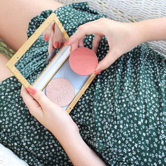 Zao Bamboo Box Medium | Empty Refillable Makeup Palette Case