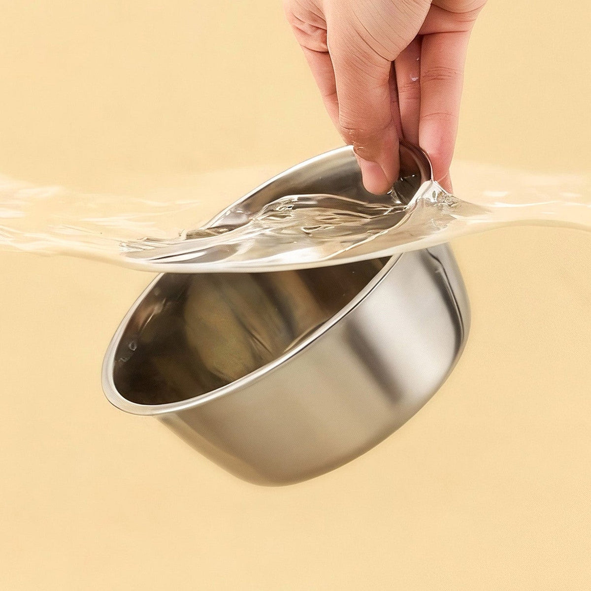 zeze Retro Waffle Plaid Metal Pet Bowl — Raised Stainless Steel Bowl