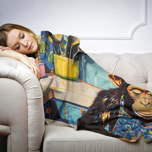 Joyful Chimp Blanket