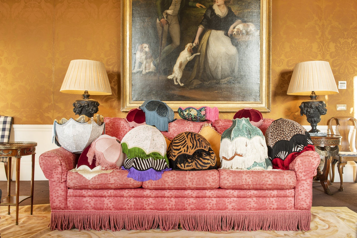 Tinker & Tallulah luxury handmade lampshades in an elegant interior