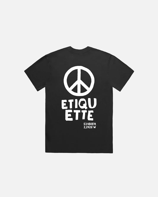PEACE TEE - BLACK