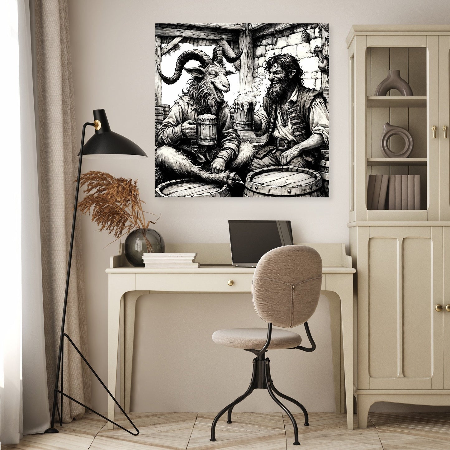 Woodland Tavern Comrades Canvas