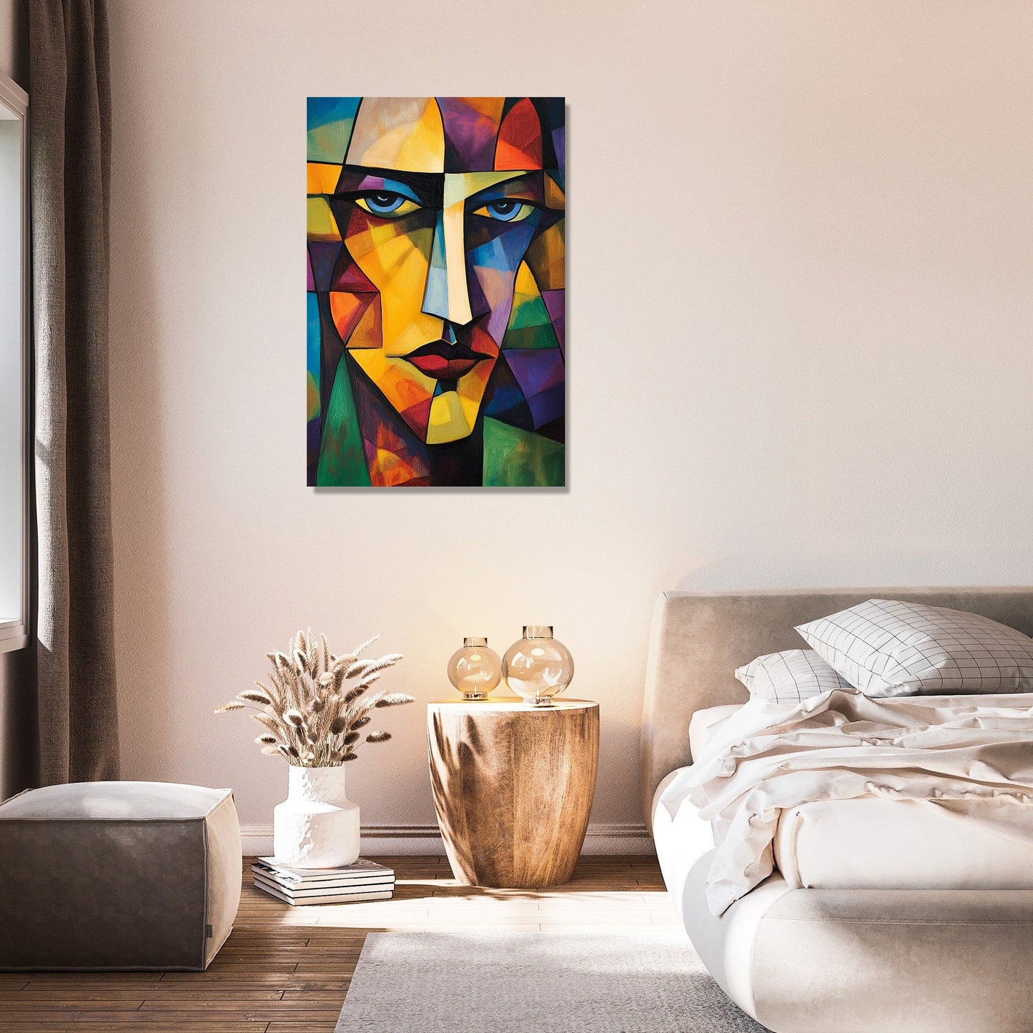 Cubist Rhythm Canvas