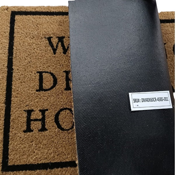 Doormat 60cm x 40cm - 'Wine Work'