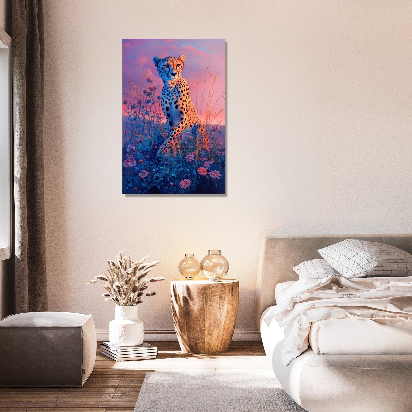 Cheetah Velocity Canvas