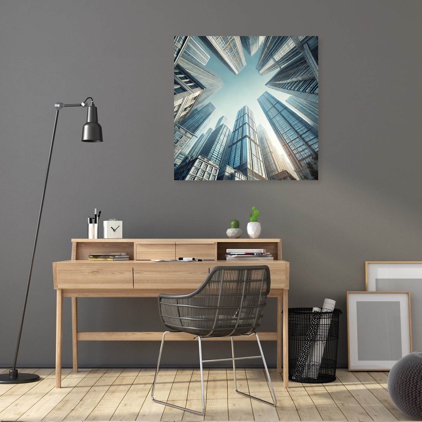 Towering Skyscraper Canvas