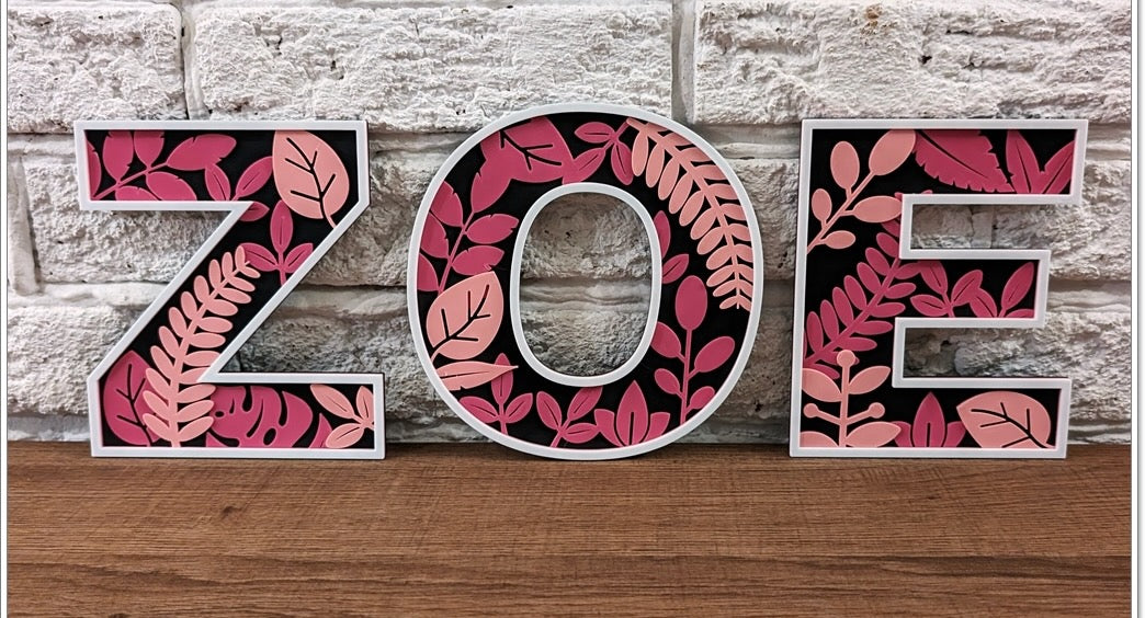 Decorative Alphabet Letters | Personalised Name Sign | Home Decor | Door or Wall Sign | Wall Art | Choice Of Colours | 3 inch | 6 Inch | 9 inch | 3D Printed