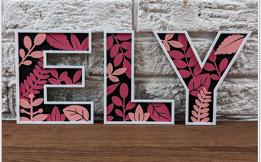 Decorative Alphabet Letters | Personalised Name Sign | Home Decor | Door or Wall Sign | Wall Art | Choice Of Colours | 3 inch | 6 Inch | 9 inch | 3D Printed