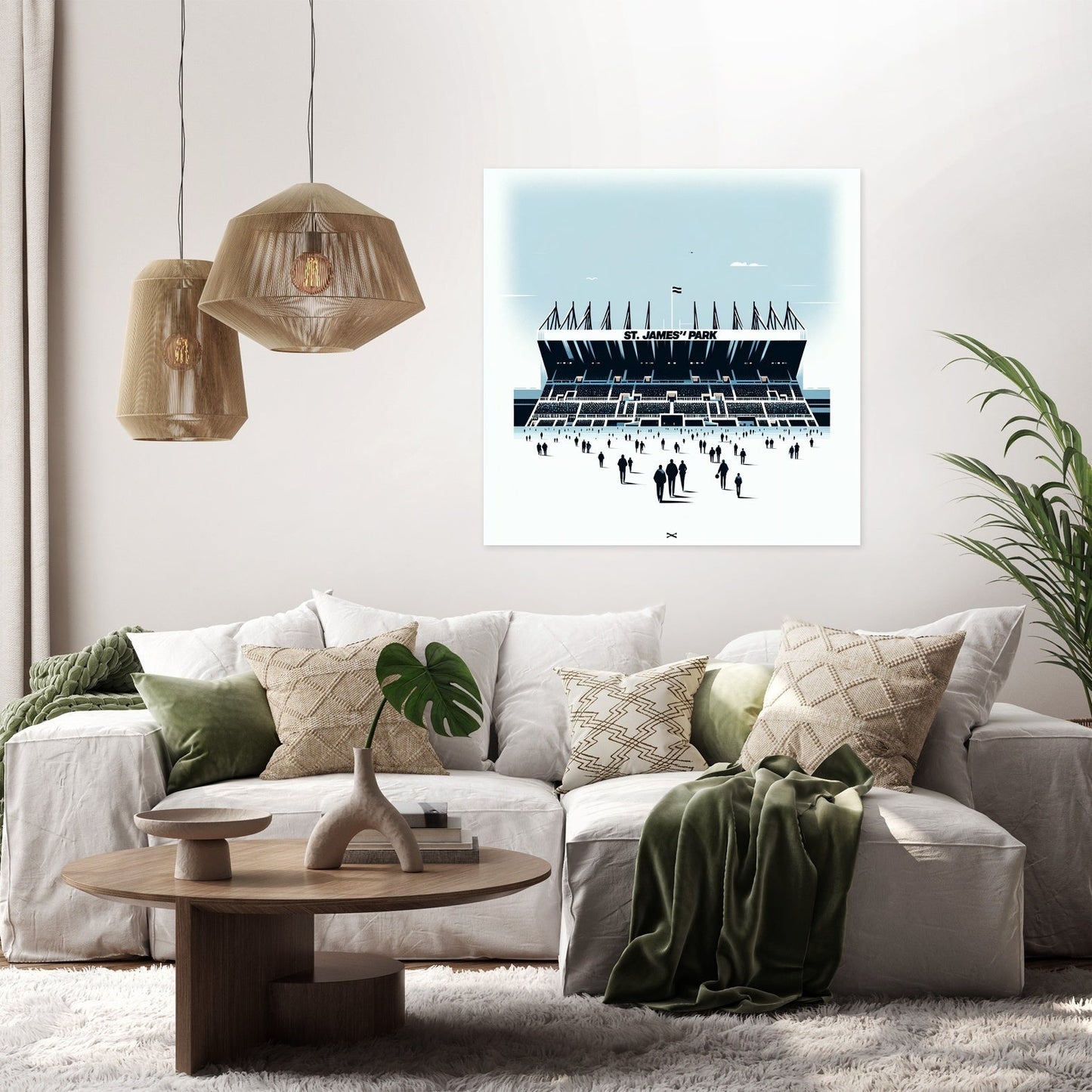 Newcastle St. James’ Park Anticipation Canvas