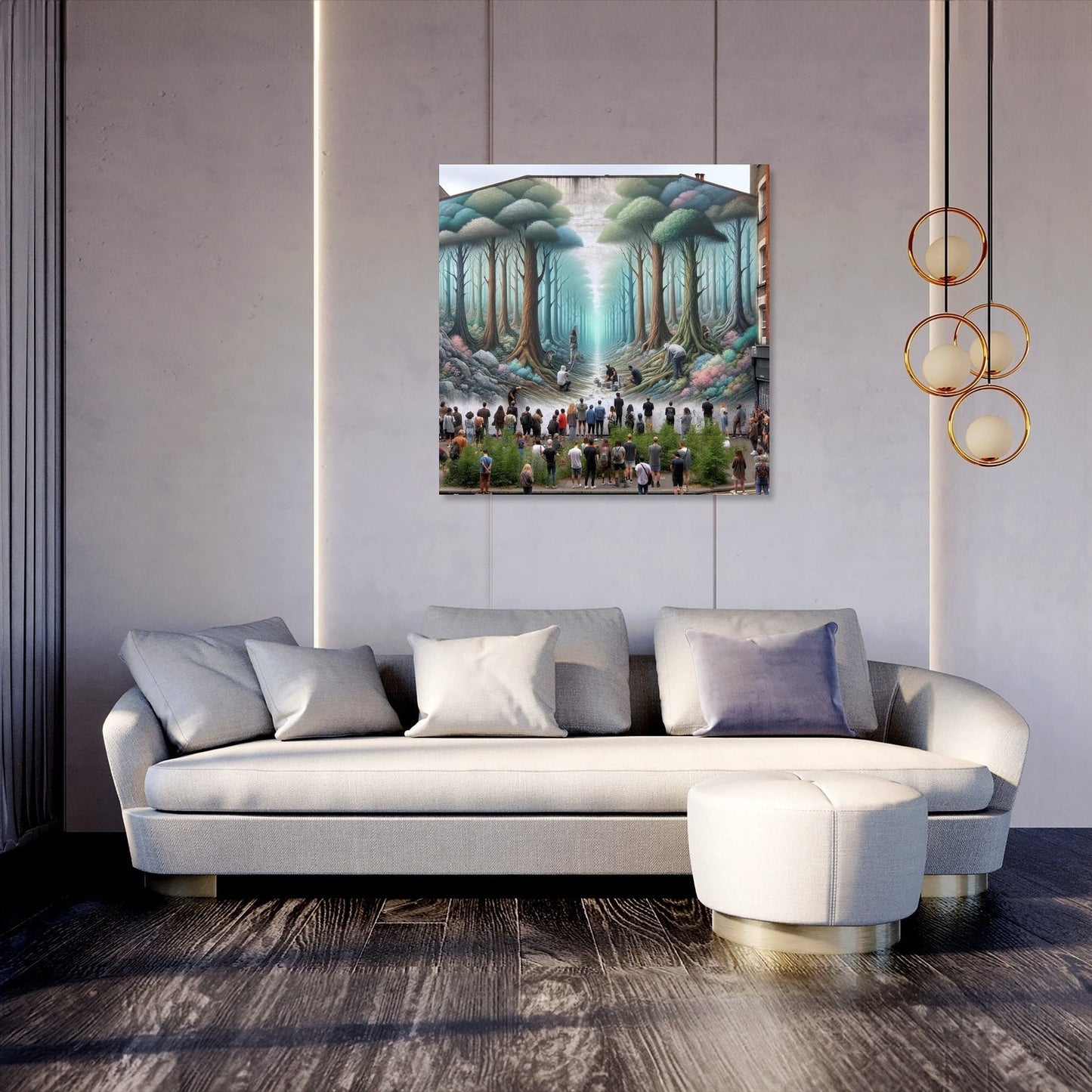 Forest Mural Oasis Canvas