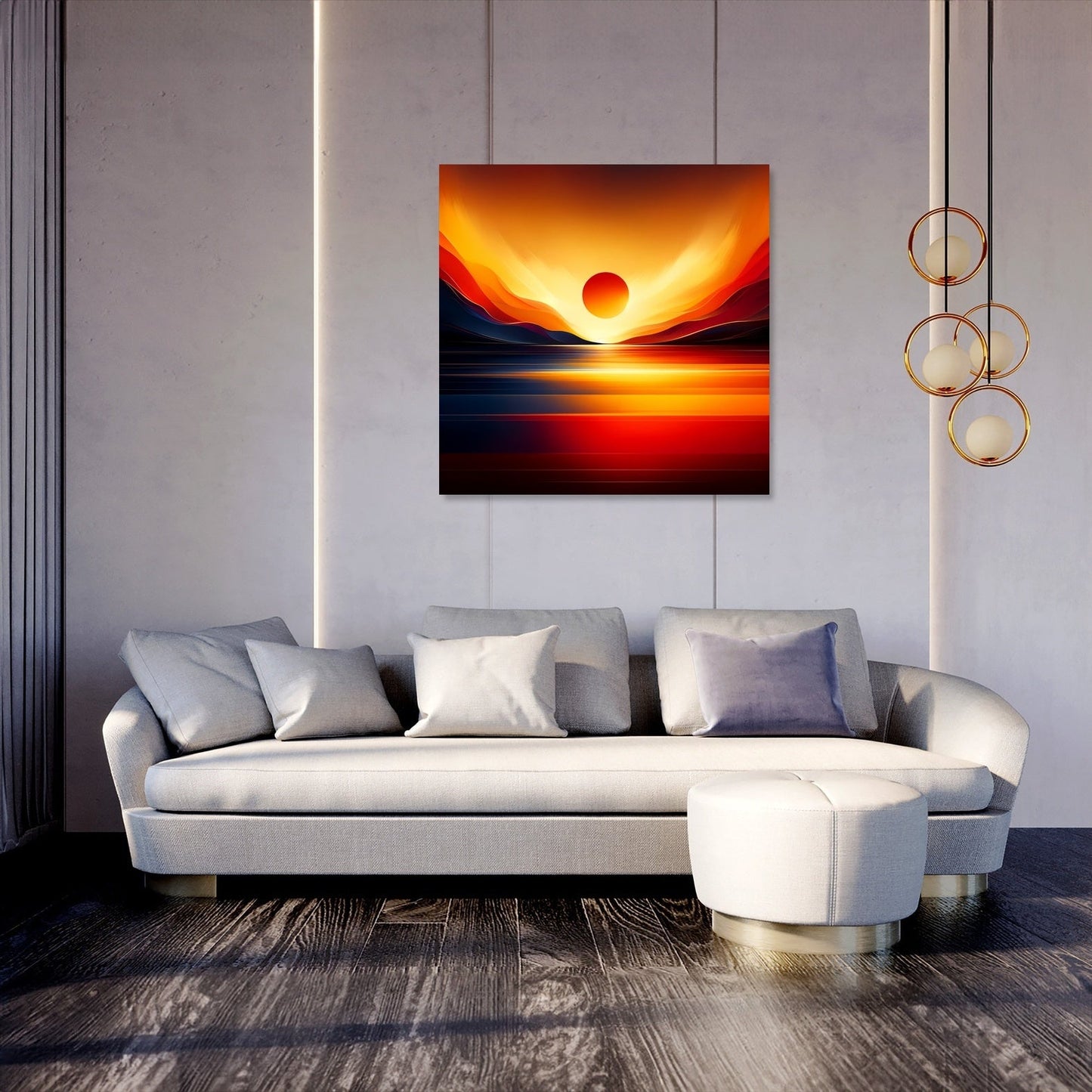 Sunset Simplicity Canvas