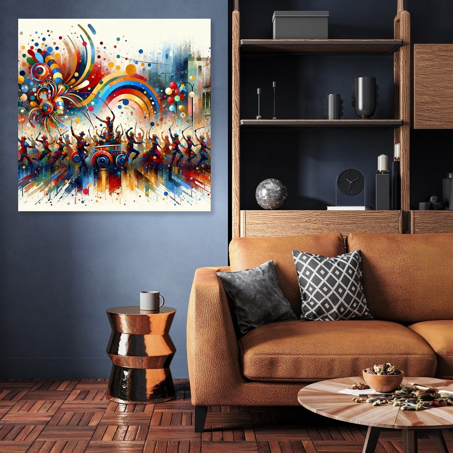 Festive Parade Canvas