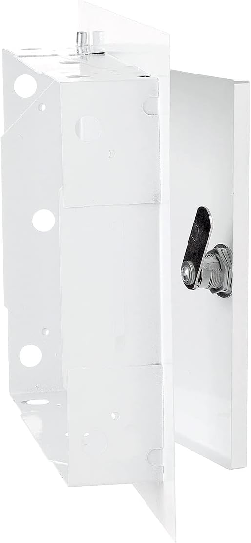 Access Panel Door Metal With Lock, White 250mm x 300mm