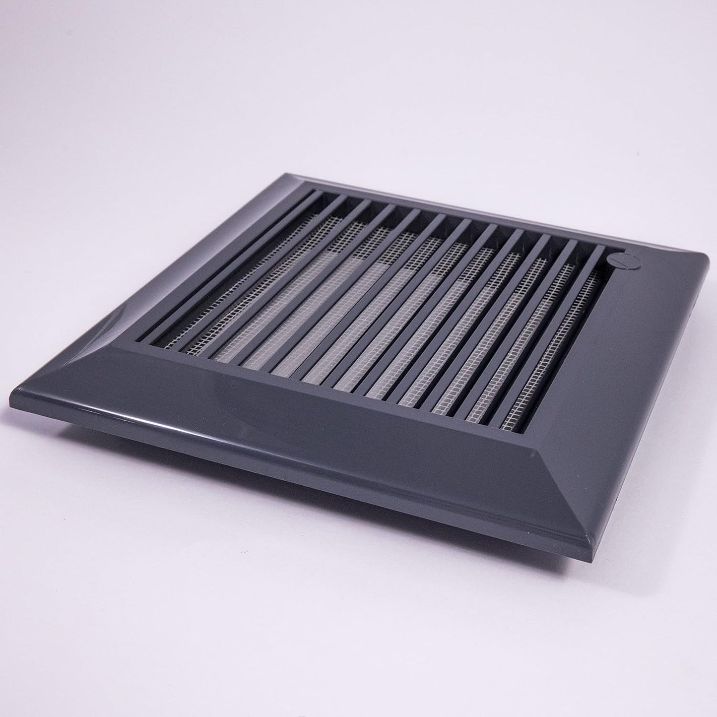 Louvre Vent Graphite Duo Smart 140/210 140mm X 210mm With Fly Mesh