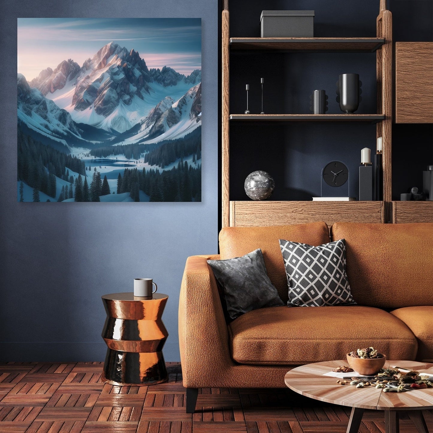 Dawn Mountain Serenity Canvas