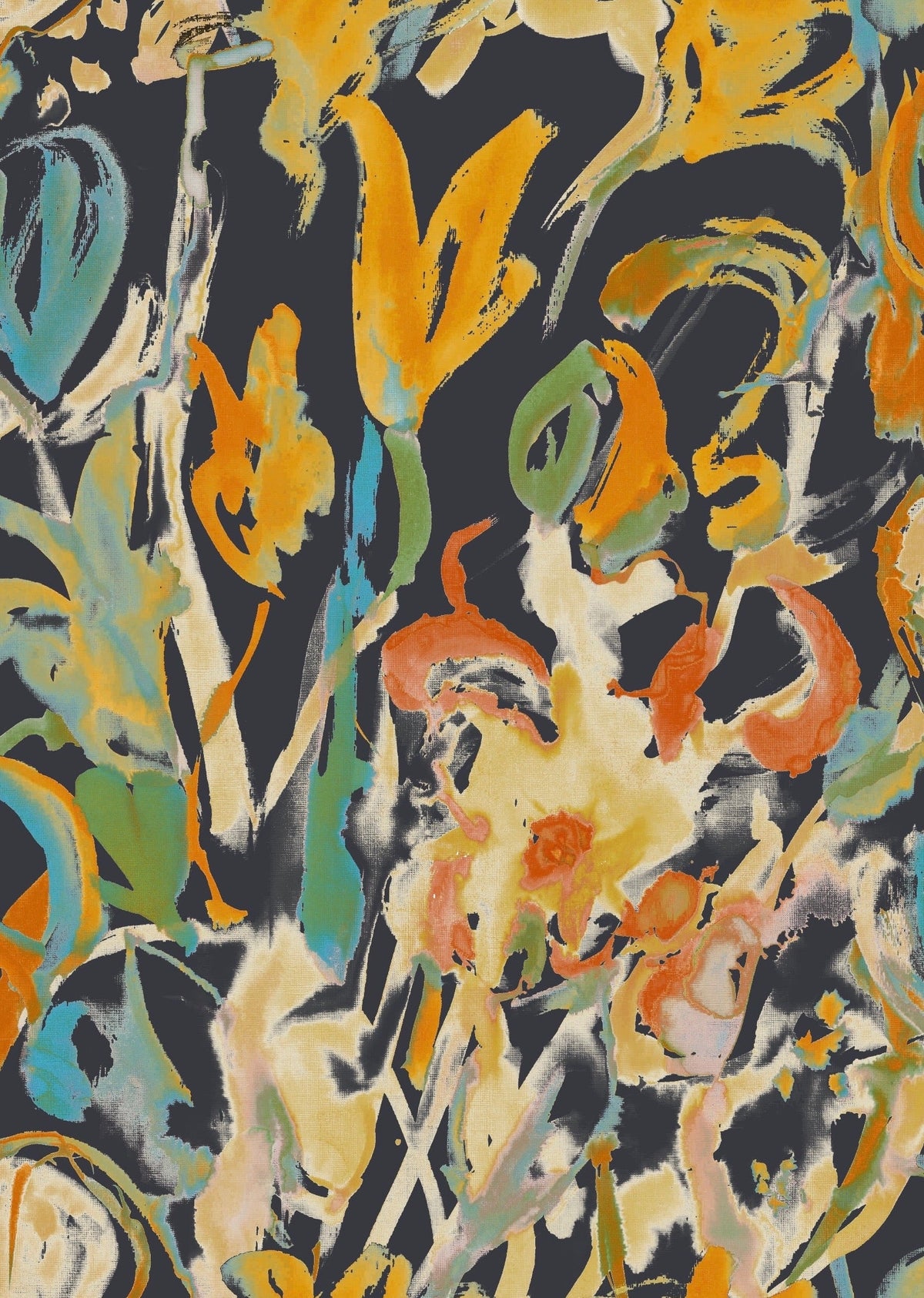Watercolour Floral Wallpaper
