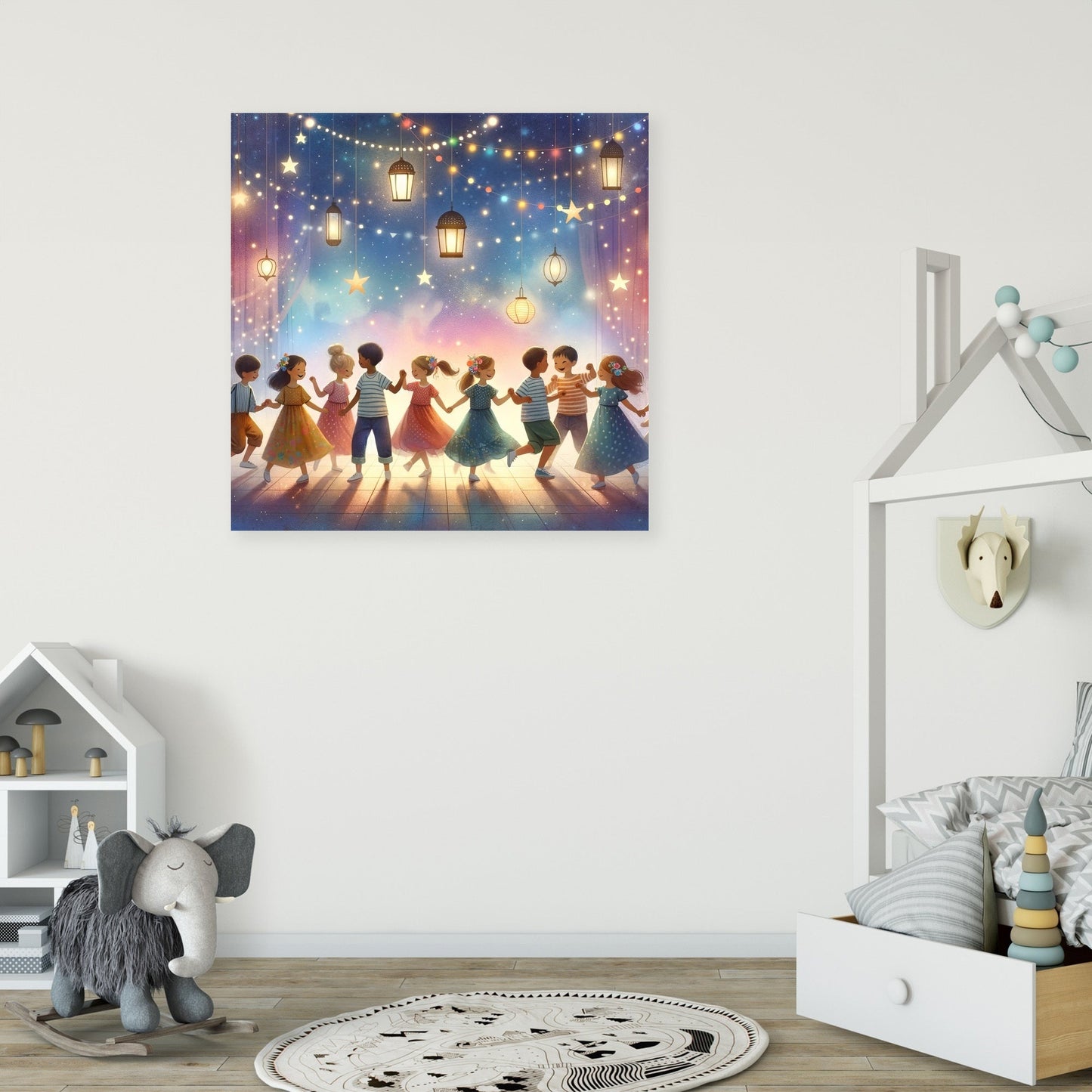 Starry Dance Party Canvas