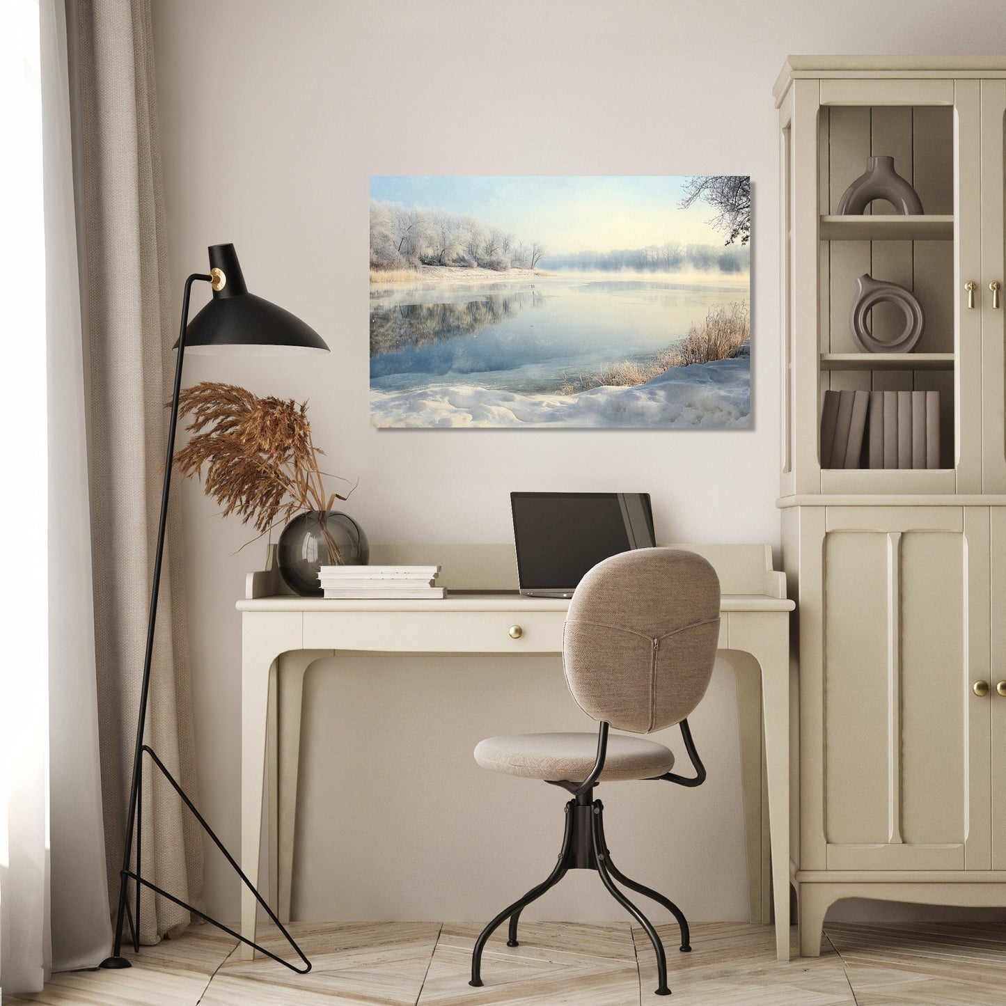 Frosted Serenity Canvas